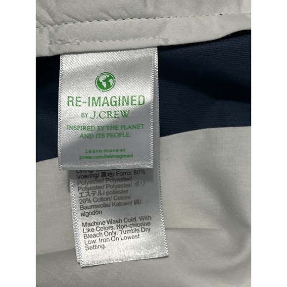 J. Crew Straight Fit Flex Chino Pants Men’s Blue 32x29 Casual Career Preppy - Picture 12 of 14